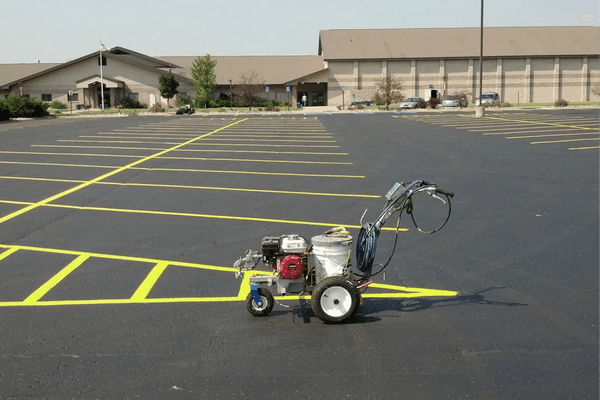 Use Latest Equipment's For Line Striping